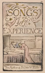 Songs of Innocence and of Experience, Plate 30, Experience Title Page (Bentley 29)